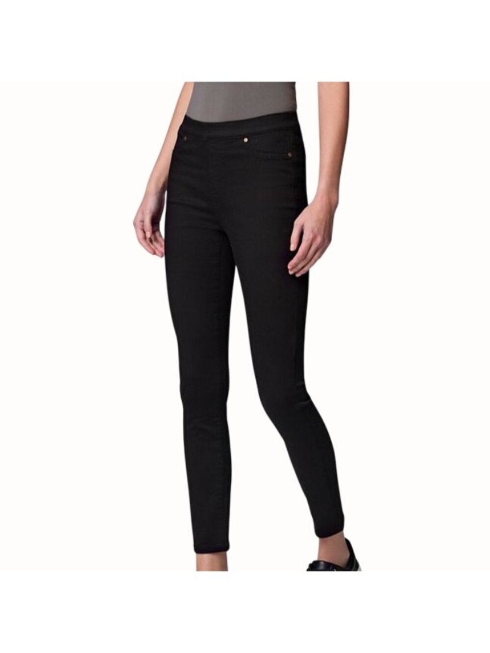 Simply Vera Vera Wang Women S Black Shaping Denim Leggings Mid Rise Stretch NEW